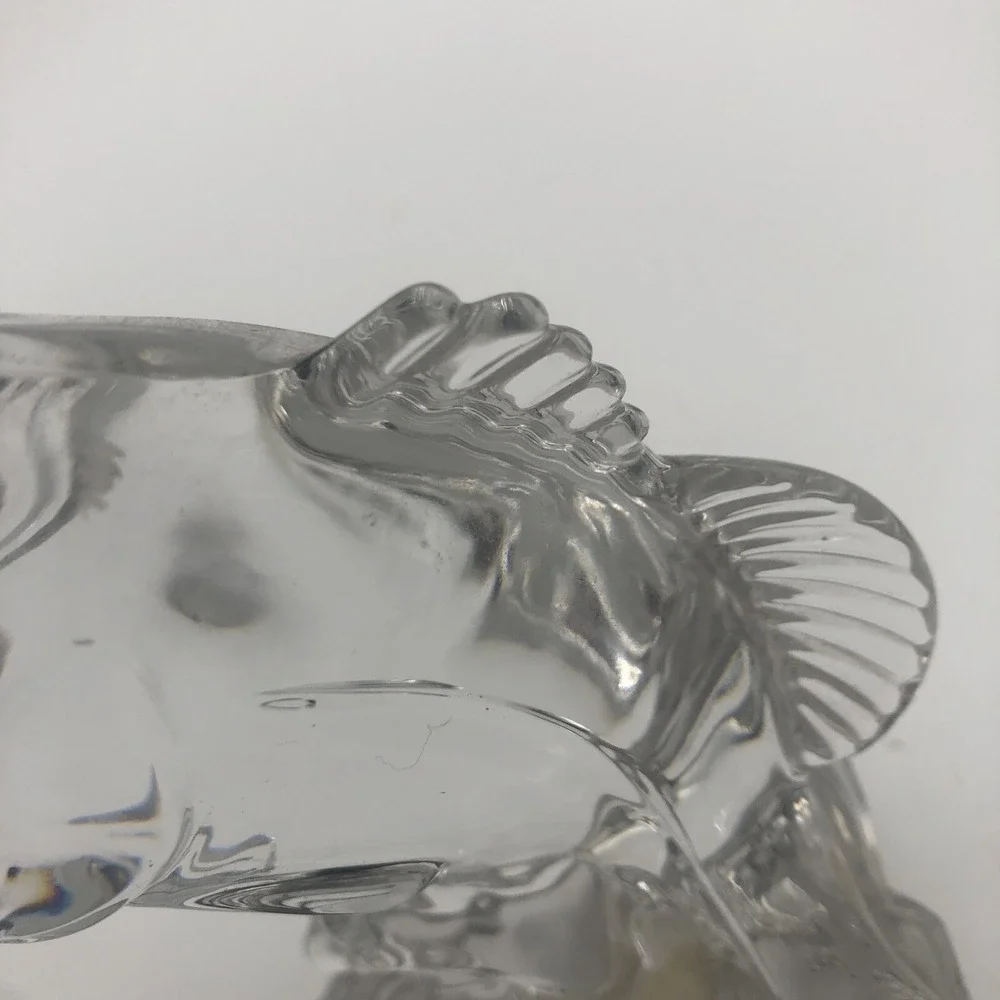 BASS FISH FIGURINE Rare Germany‎ Crystal Wonders of The Wild #989 Princess House